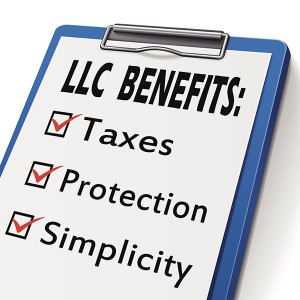 LLC benefits clipboard