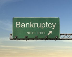 Bankruptcy sign